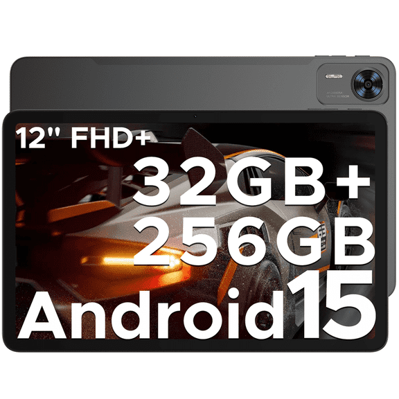 DOOGEE T36 12 inch Tablet,2.4K FHD+90Hz Display,32GB+256GB/2TB Octa-Core Gaming Tablets,8800mAh Battery,Android 15 Tablet with Sim Card Slot,WiFi 5,Dual Camera,BT5.0,Widevine L1