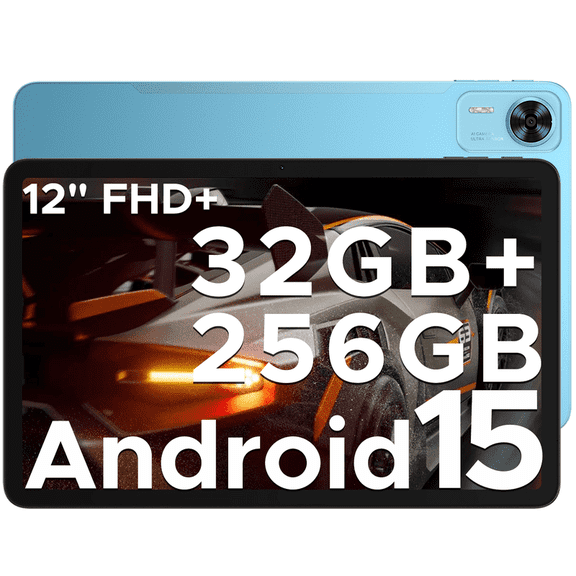 DOOGEE T36 12 inch Tablet,2.4K FHD+90Hz Display,32GB+256GB/2TB Octa-Core Gaming Tablets,8800mAh Battery,Android 15 Tablet with Sim Card Slot,WiFi 5,Dual Camera,BT5.0,Widevine L1