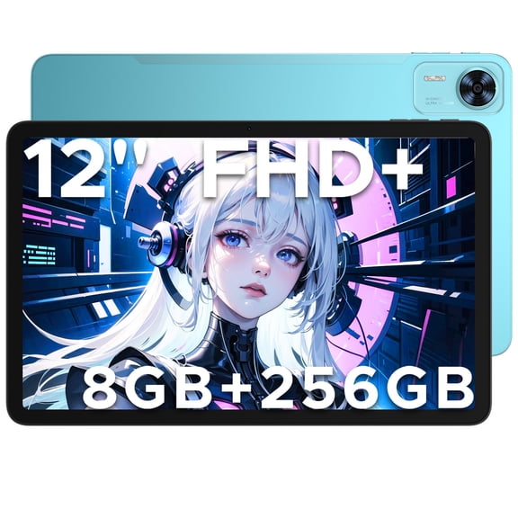 DOOGEE T36 12 inch Android Tablet,2.4K FHD+90Hz Display,32GB+256GB/2TB,8800mAh,Tablet with Sim Card Slot,Wifi 5,Dual Camera,BT5.0,Widevine L1Android