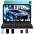 thumbnail image 1 of DOOGEE T36 Android 15 Tablet,12 inch Tablet with Keyboard and SIM Card Slot,5G WIFI+Cellular,32GB+256GB/2TB Expand Octa-Core,8800mAh,BT5.0,Widevine L1, 1 of 8