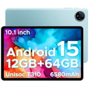 DOOGEE Tab A9 Android Tablet,10 inch Tablet,Octa-core Android 15 Tablets,6580mAh Battery,12GB+64GB,Unisoc T310 Quad Core Tablets,OTG,8MP+5MP,Face Unlock,Blue