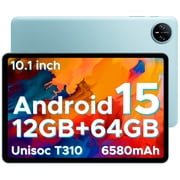 DOOGEE Tab A9 Android Tablet,10 inch Tablet,Octa-core Android 15 Tablets,6580mAh Battery,12GB+64GB,Unisoc T310 Quad Core Tablets,OTG,8MP+5MP,Face Unlock,Blue