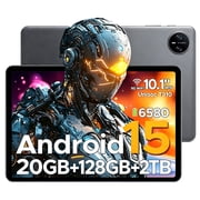 DOOGEE Tab A9 Pro 10.1 Inch Android 15 Tablet ,20GB RAM + 128GB ROM/TF 2TB, 6580mAh Battery,1280x800 IPS HD Touchscreen,5G WiFi, BT5.0, Quad Core