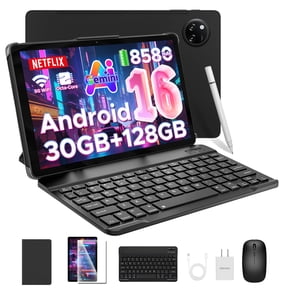 DOOGEE Android 16 Tablet 11 inch with Keyboard, Pen, Mouse & Case, Gemini AI, 30GB+128GB/2TB, 8580mAh, Octa-Core, Widevine L1