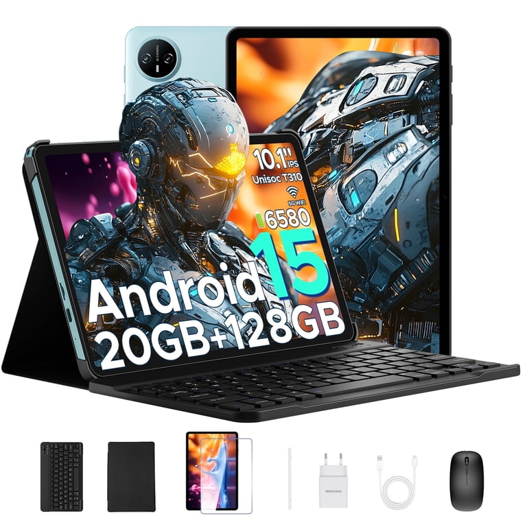 DOOGEE Tab A9 Pro Android 15 Tablet with Keyboard, 10 Inch Tablet 