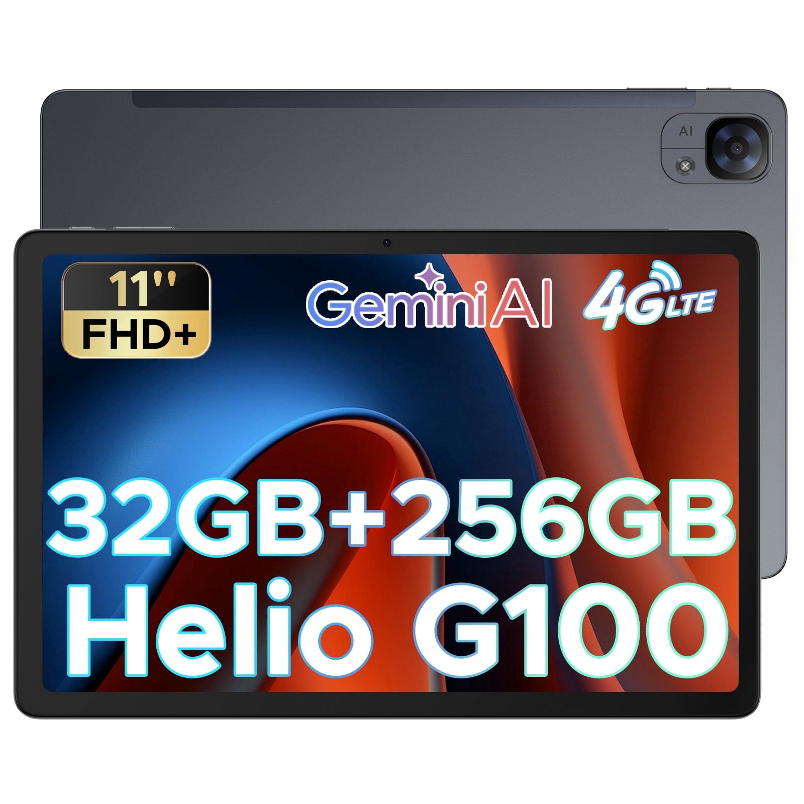 DOOGEE Tab E3 11 Inch Android 15 Tablet with Gemini AI, 32GB RAM+256GB ...