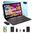 thumbnail image 1 of Tab G6 Pro Tablet 12 Inch, Android 16 Tablets, 90Hz 2.4K 36GB RAM+128GB ROM/TF 2TB, Helio G100 Octa-Core Gaming Tablet, 4G LTE/5G WiFi/9000mAh/Gemini AI/13MP+8MP/OTG/FACE ID/Dual Speakers, 1 of 9
