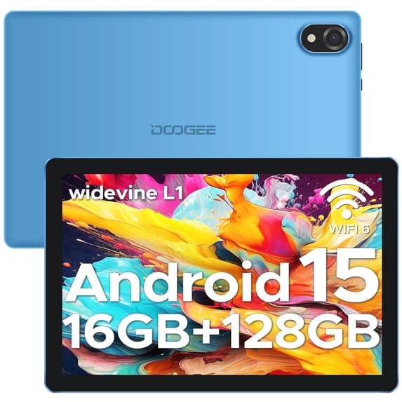 DOOGEE U10 Tablet 10 inch, 16GB+128GB/2TB Expand Gaming Tablets, 5060mAh Android Tablet with 1280x800 IPS HD Screen, Dual Camera, OTG