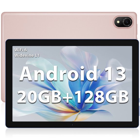 DOOGEE U10 PRO Android 13 Tablet 10 inch Tablets,20GB+128GB(TF 1TB) Android Tablet with Quad-Core Processor,2.4G/5G WiFi Tablet,5060mAh Battery Tablet Android