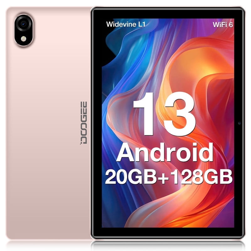 DOOGEE U10 PRO Android 13 Tablet 10 inch Tablets,20GB+128GB(TF 1TB) Android Tablet with Quad-Core Processor,2.4G/5G WiFi Tablet,5060mAh Battery Tablet Android,Dual Camera,BT5.0/GPS