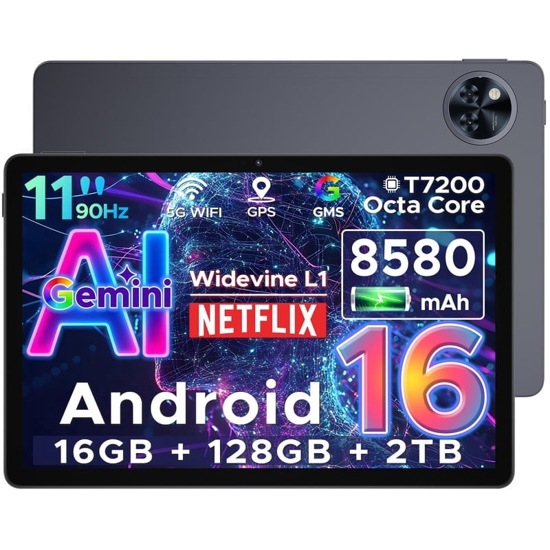 DOOGEE U11 Android 16 Tablet,11 Inch Tablet with Gemini AI,16GB+128GB ...