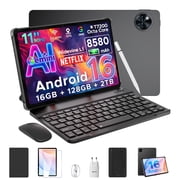 DOOGEE U11 Android 16 Gemini AI Tablet,11 inch Tablet with Keyboard ,16GB+128GB/2TB Storage,8580mAh Battery,Octa-Core,BT5.0+5G WiFi