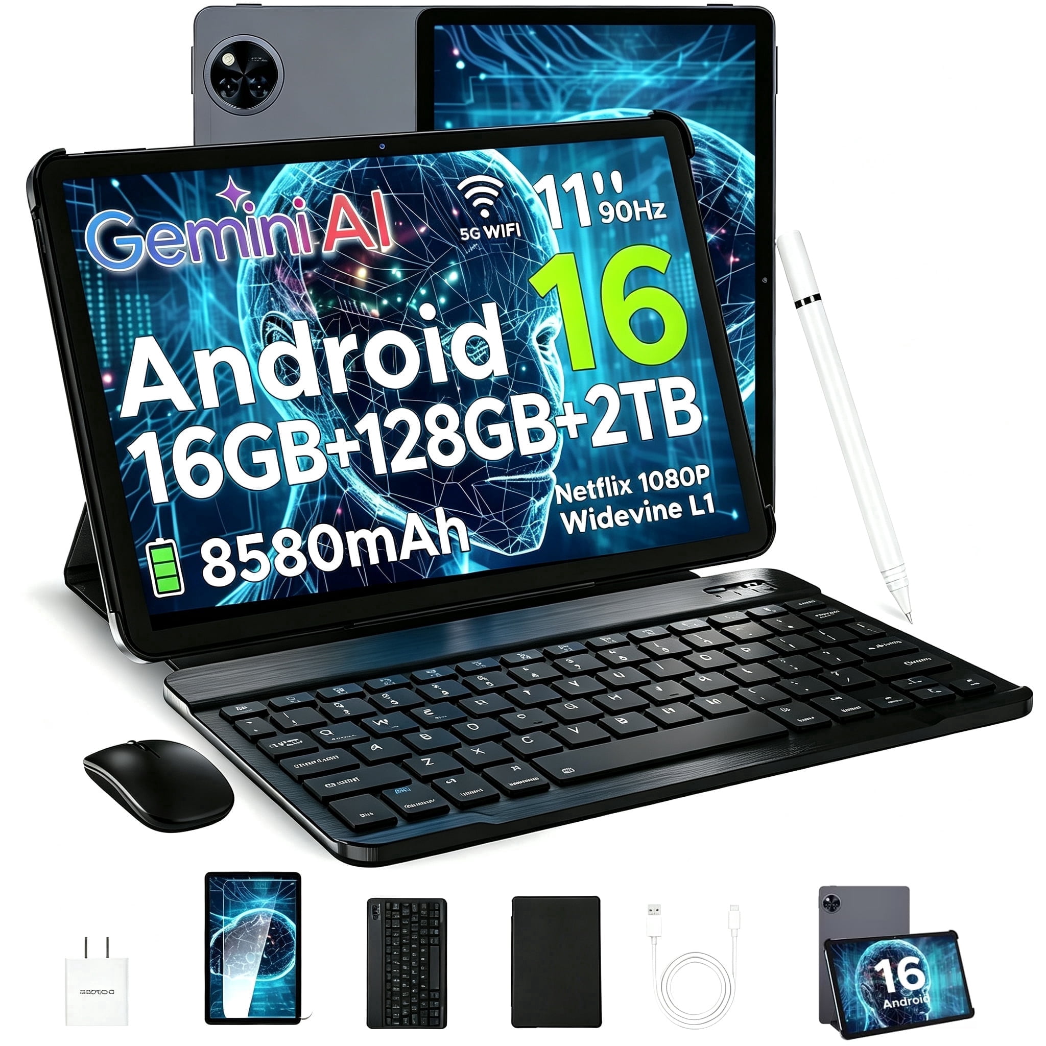 DOOGEE Gemini AIタブレット 11インチ　128GB DOOGEE U11 Android 16 Gemini AI Tablet,11 inch Tablet with