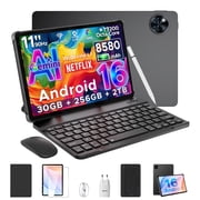 DOOGEE U11 Pro Android 16 Tablet with Keyboard,11 inch Android Tablet,30GB+256GB/2TB TF,8580mAh,Octa-Core,1080P,WiFi,Widevine L1,13MP+5MP,Face ID/Otg