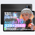 thumbnail image 1 of DOOGEE U13 Android 16 Tablet, 13 Inch Tablet with Gemini AI, 32GB RAM+256GB ROM/TF 2TB, 11000mAh Battery, 90Hz Display, Octa-Core, Widevine L1, 1 of 11