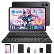 DOOGEE 13 inch Tablet with Keyboard,36GB+256GB/TF 2TB,11000mAh/18W Gaming Tablet,2.2GHz Octa-Core,120Hz/13MP/BT5.4/5GHz Wifi/Dual Speakers