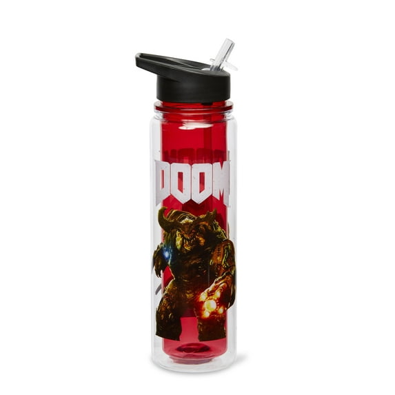 DOOM Cyberdemon 16oz Double Walled Plastic Water Bottle