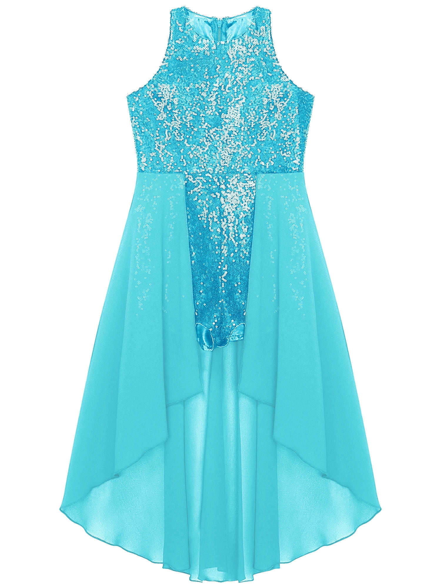 DOOMIVA Kids Girls Sequins Party Pageant Dress Sleeveless Birthday ...