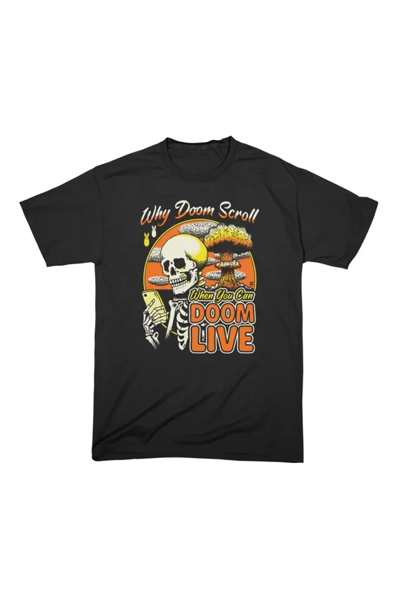 DOOMSCROLL T-Shirt Tee Gift For Him Merch For Her Apparel For Friend