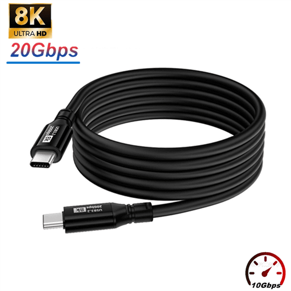 DOONJIEY USB 3.1 Gen2 10Gbps 20Gbps Thunderbolt USB C Cable 5A E-MARK PD100W 4K 60Hz Video Power for laptops USB3.2 Gen2 Cable