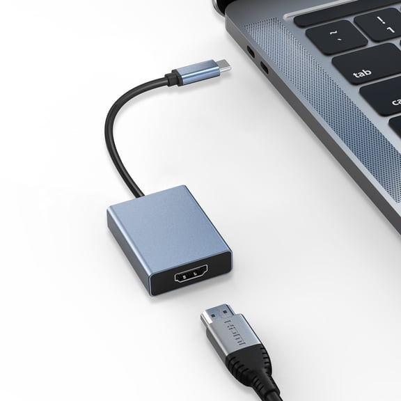 DOONJIEY USB C to HDTV Adapter, 4K USB Type-C to HDTV Female Adapter [Thunderbolt 3 /4] for iPhone 15 Pro, MacBook Pro/Air, Dell XPS