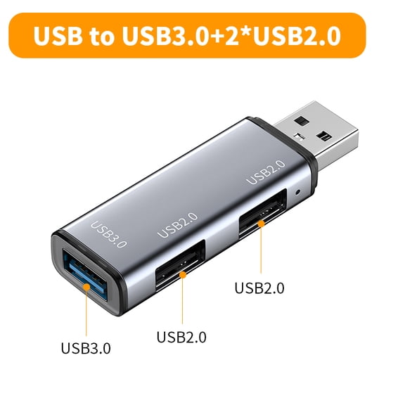 DOONJIEY USB Hub 3 Port Expasion USB 3.0 2.0 USB C Splitter Multiple Extender for Phone Laptop to Connect Mouse Keyborad Printer