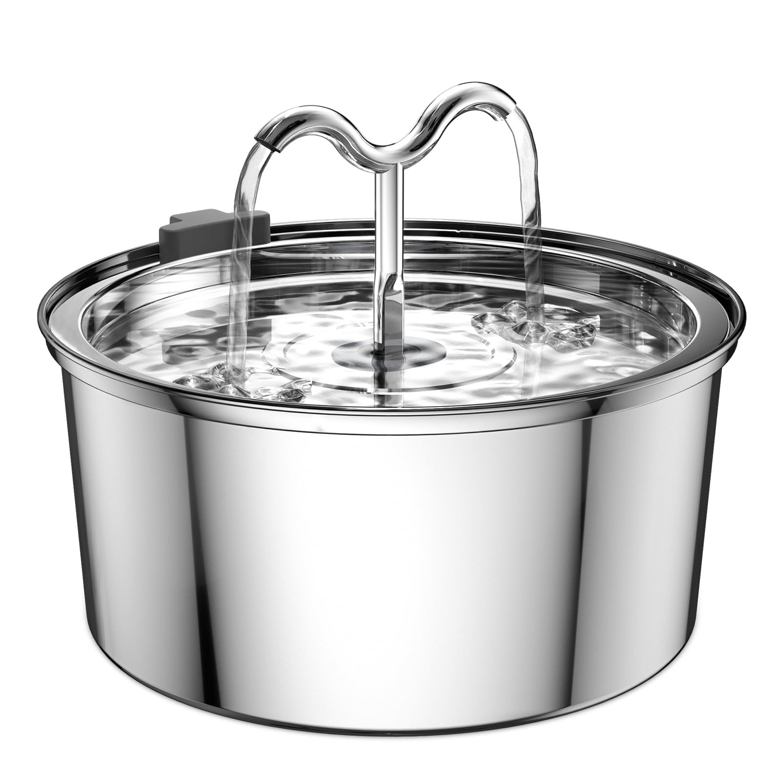 Stainless Steel Ultra-Quiet Cat Water Fountain