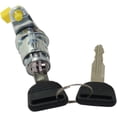 thumbnail image 1 of DOOR LOCK CYLINDER Compatible with HONDA CIVIC 96-01 / CR-V 97-01 , Front, LH, Chrome, w/ Keys, 1 of 5