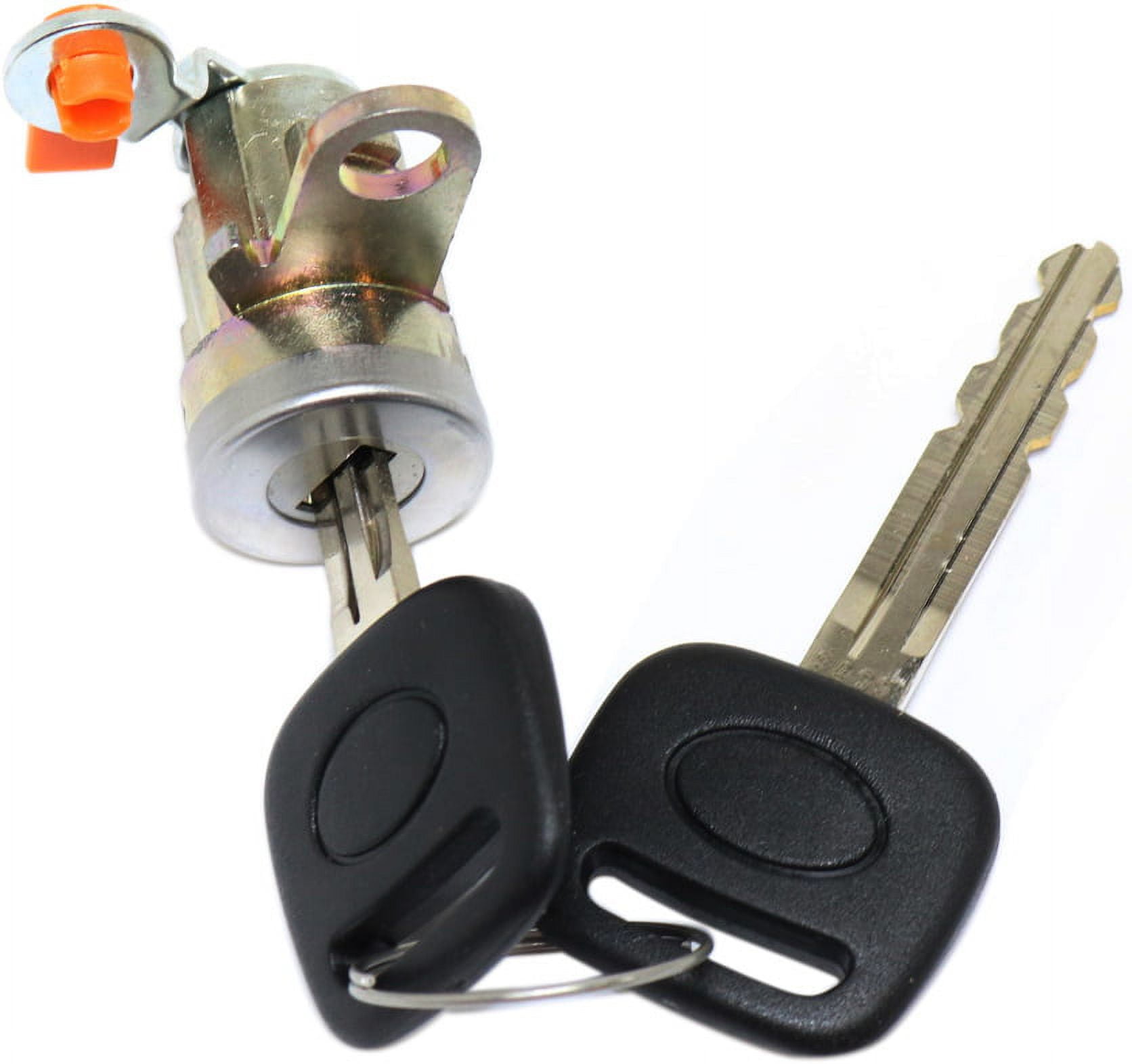 DOOR LOCK CYLINDER Compatible with TOYOTA TACOMA 95-04 , RH, Chrome, w ...