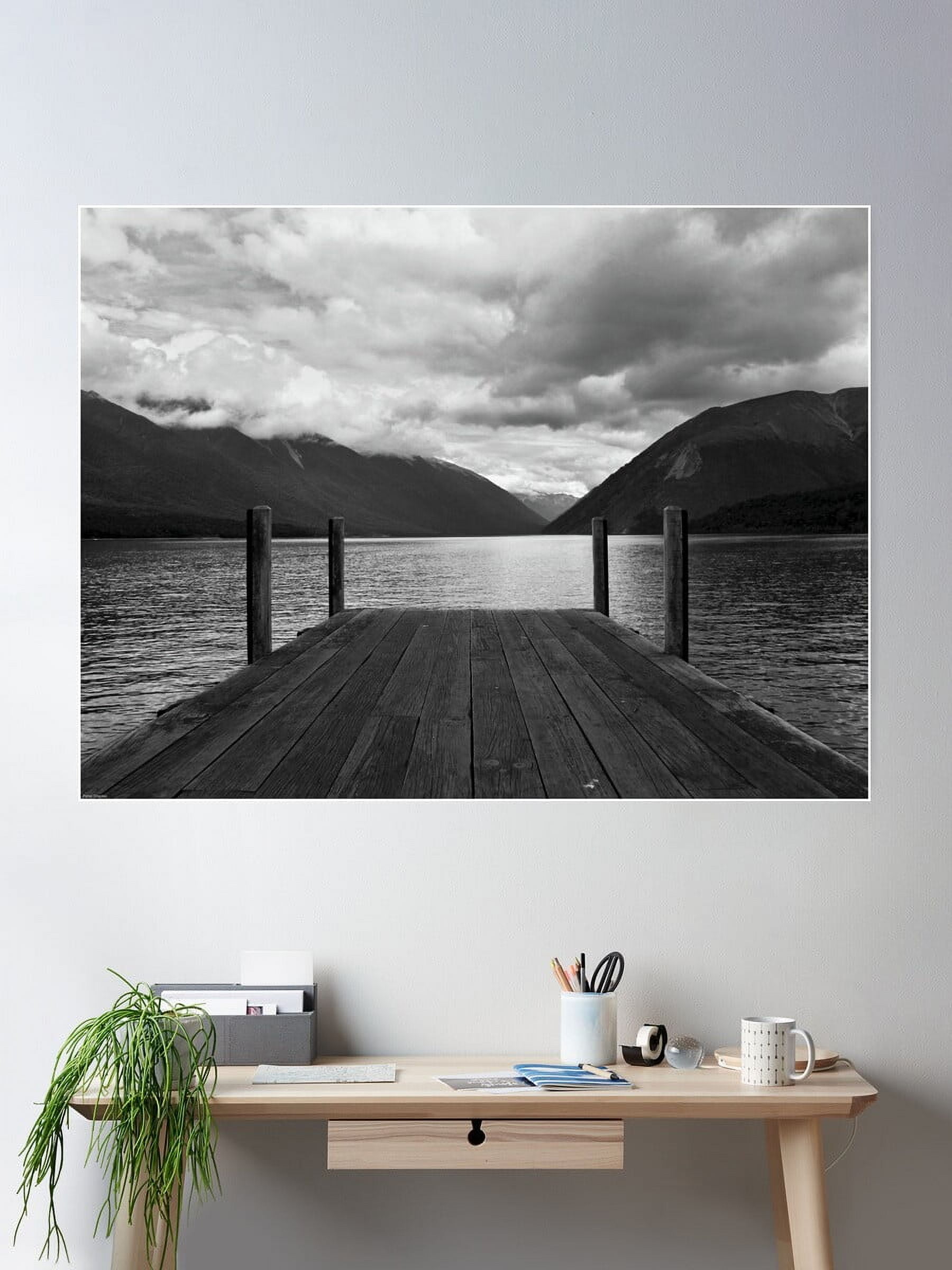 DOPAPRINT A Place Of Contemplation Poster Wall Art, Modern Wall Decor