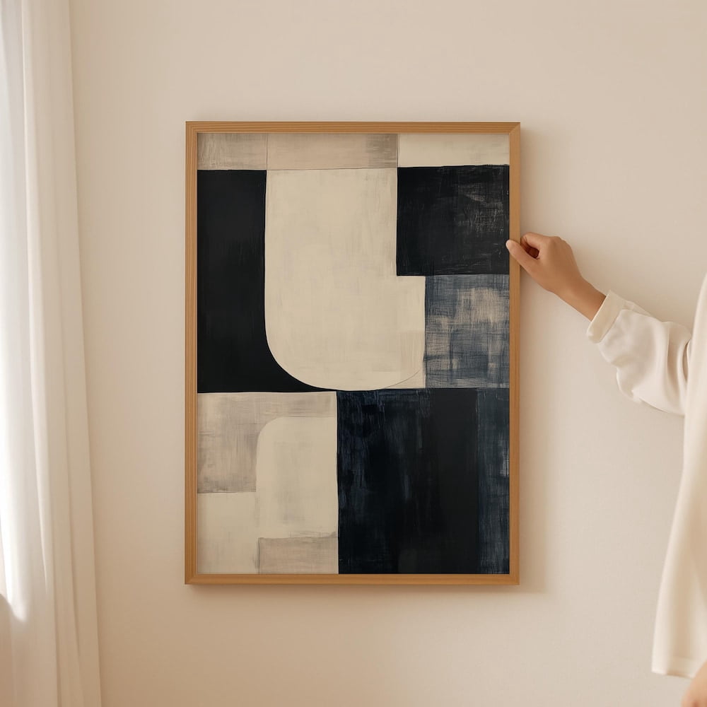 DOPAPRINT Abstract Wabi Sabi Art Print, Neutral Beige Japandi Wall Art ...