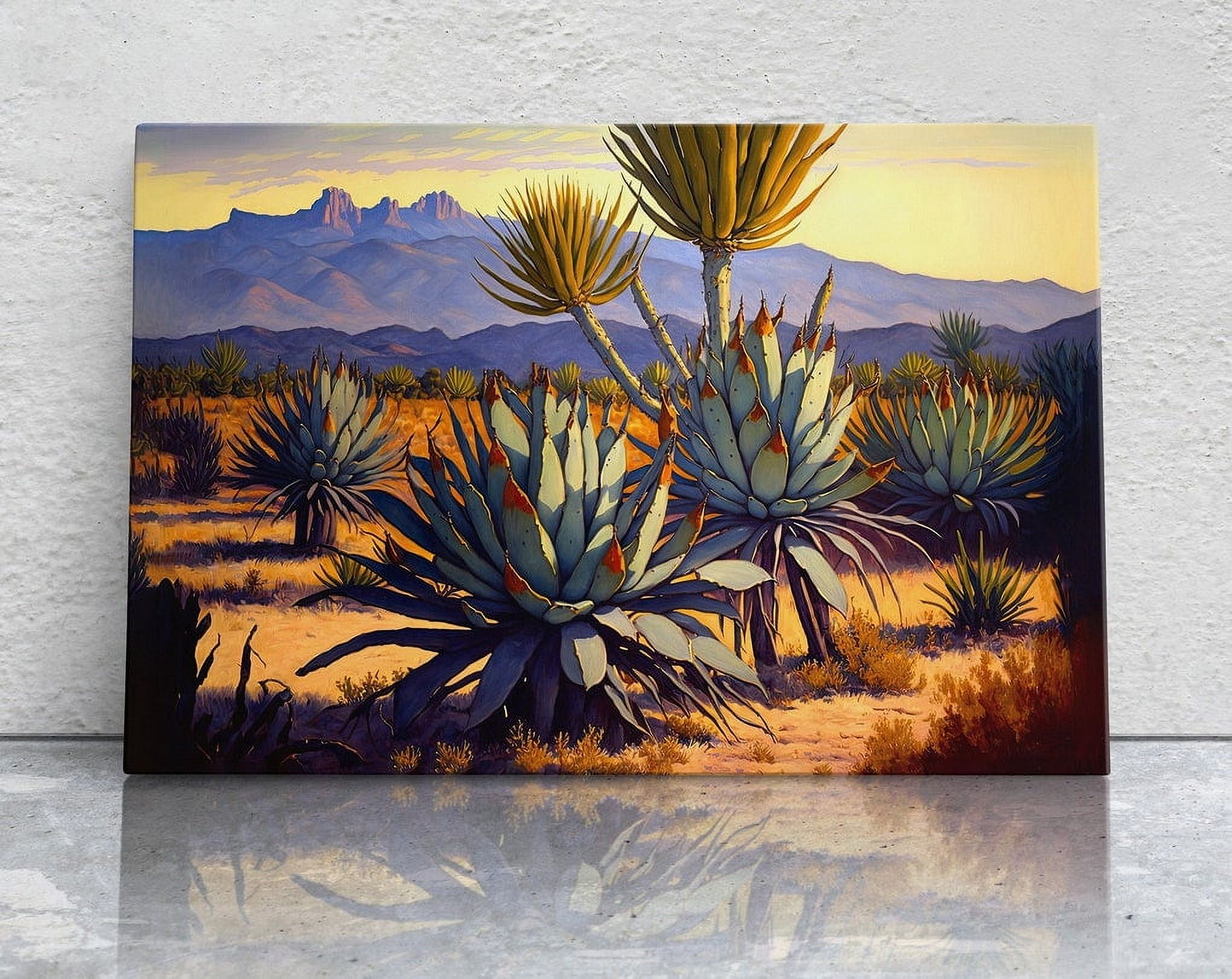 DOPAPRINT Agave Desert Art Large Print, Oil Painting, Landscape NO ...