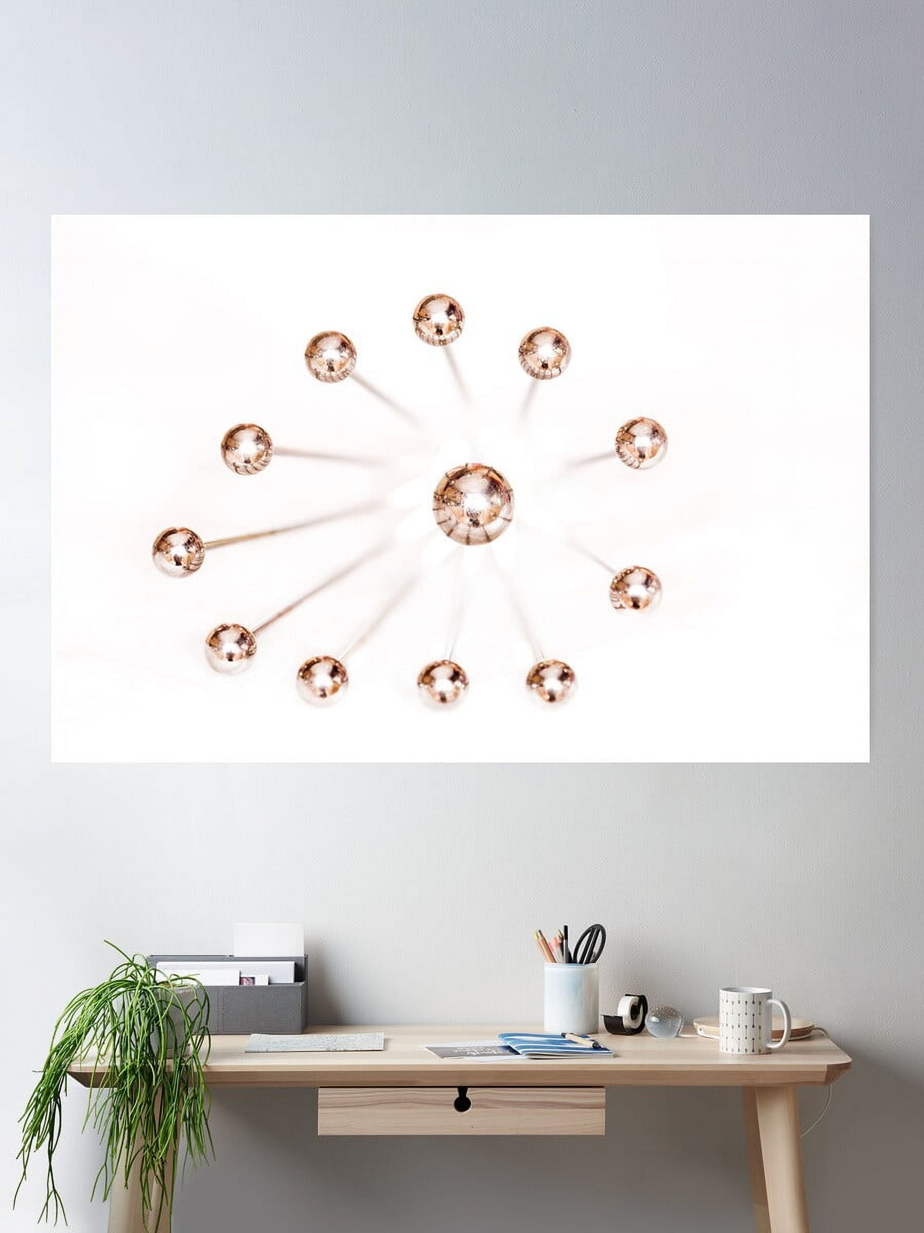 DOPAPRINT Ball Whisk Abstract High Key Poster Wall Art, Modern Wall ...