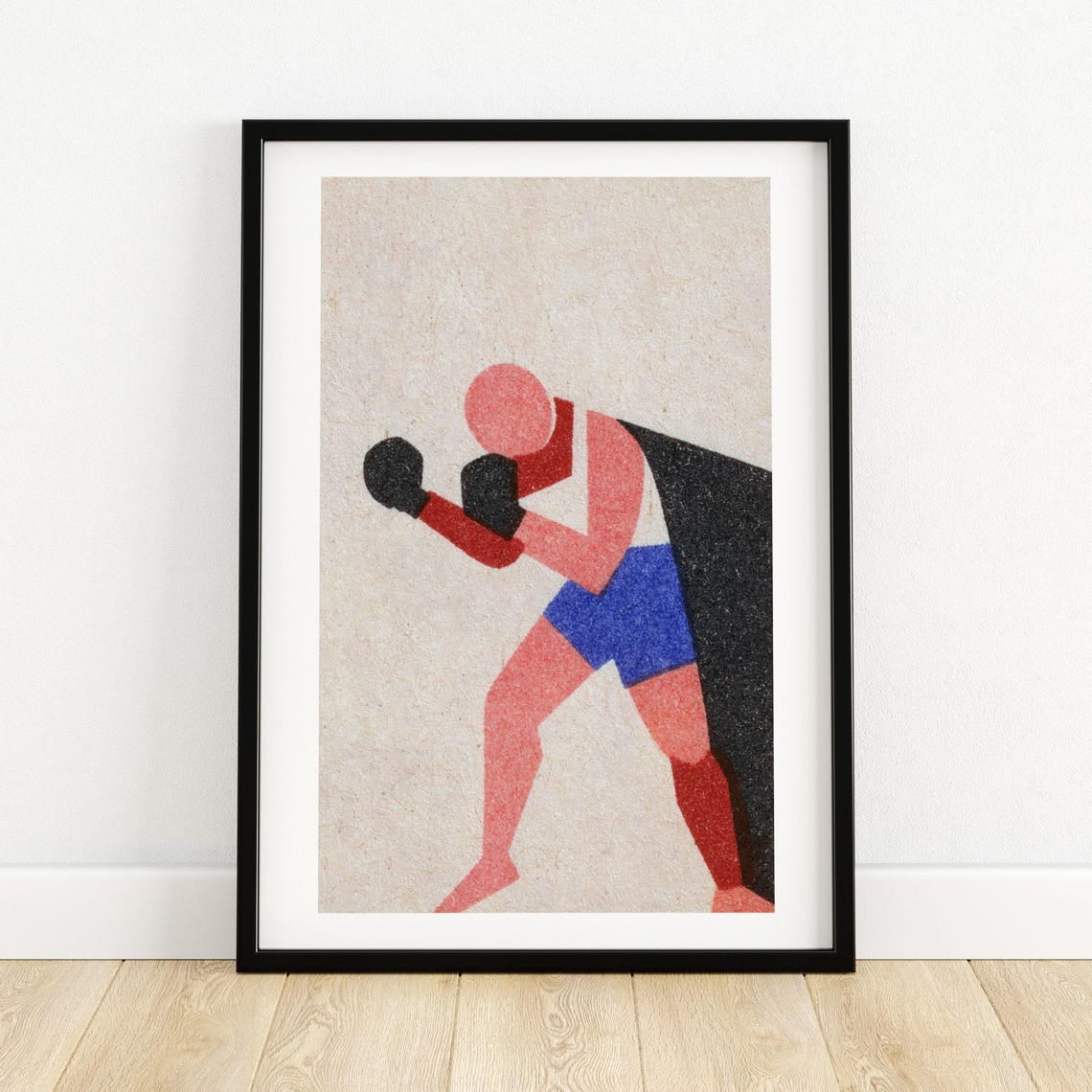 DOPAPRINT The Boxer - Matchbox Print - Wall Art - Vintage Eastern Europe Art - Matchbox Wall ...