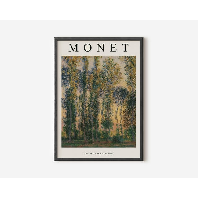 DOPAPRINT Claude Exhibition Poster, Famous Gallery Wall Art Print