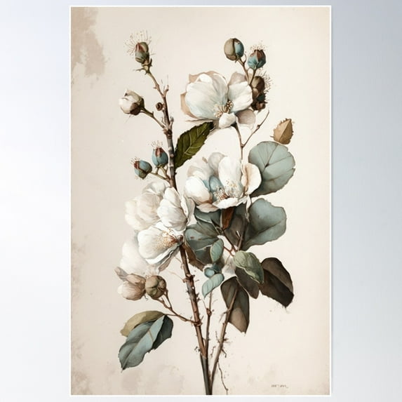DOPAPRINT Cotton Flowers Poster Wall Art Bedroom NO FRAMED POSTER DOPAPRINT Cotton Flowers Poster Wall Art Bedroom NO FRAMED POSTER