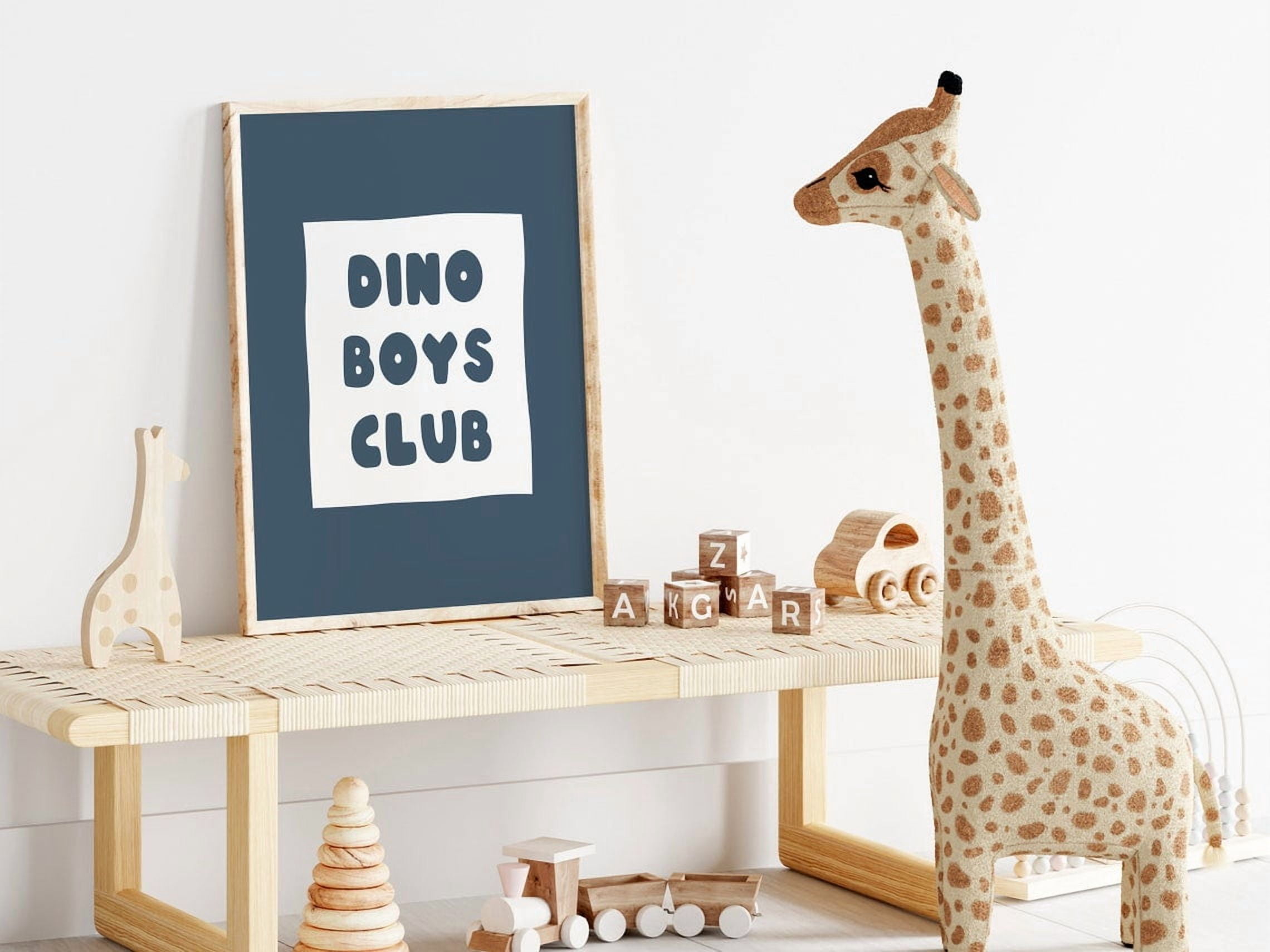 DOPAPRINT Dino Boys Club Print // Boys Nursery Print, Toddler Boy Print ...