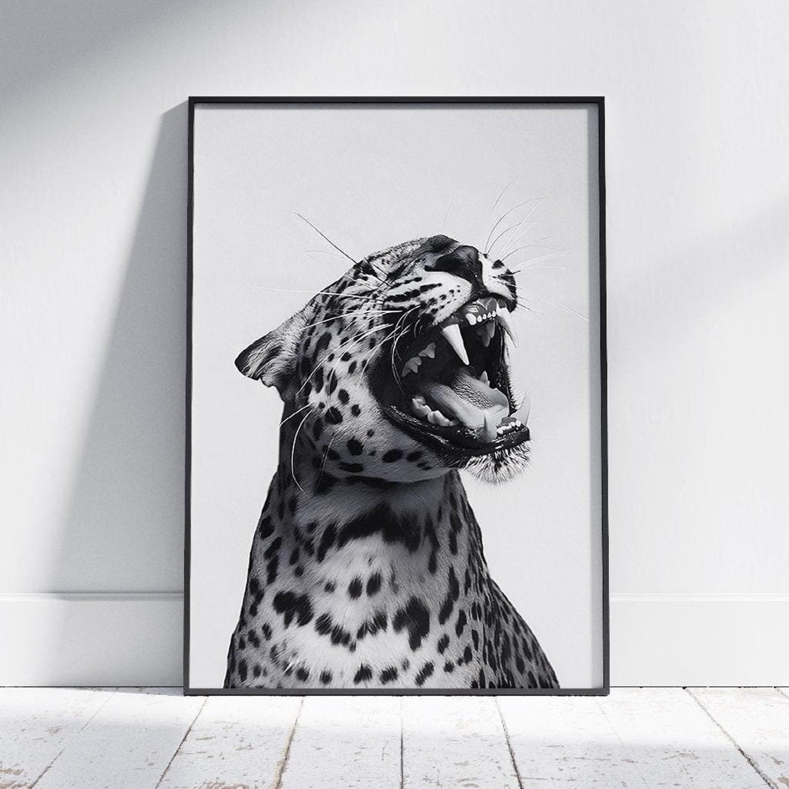 DOPAPRINT Fashion Stylish Wall Art Print - Trendy Leo.pard Roar Print ...