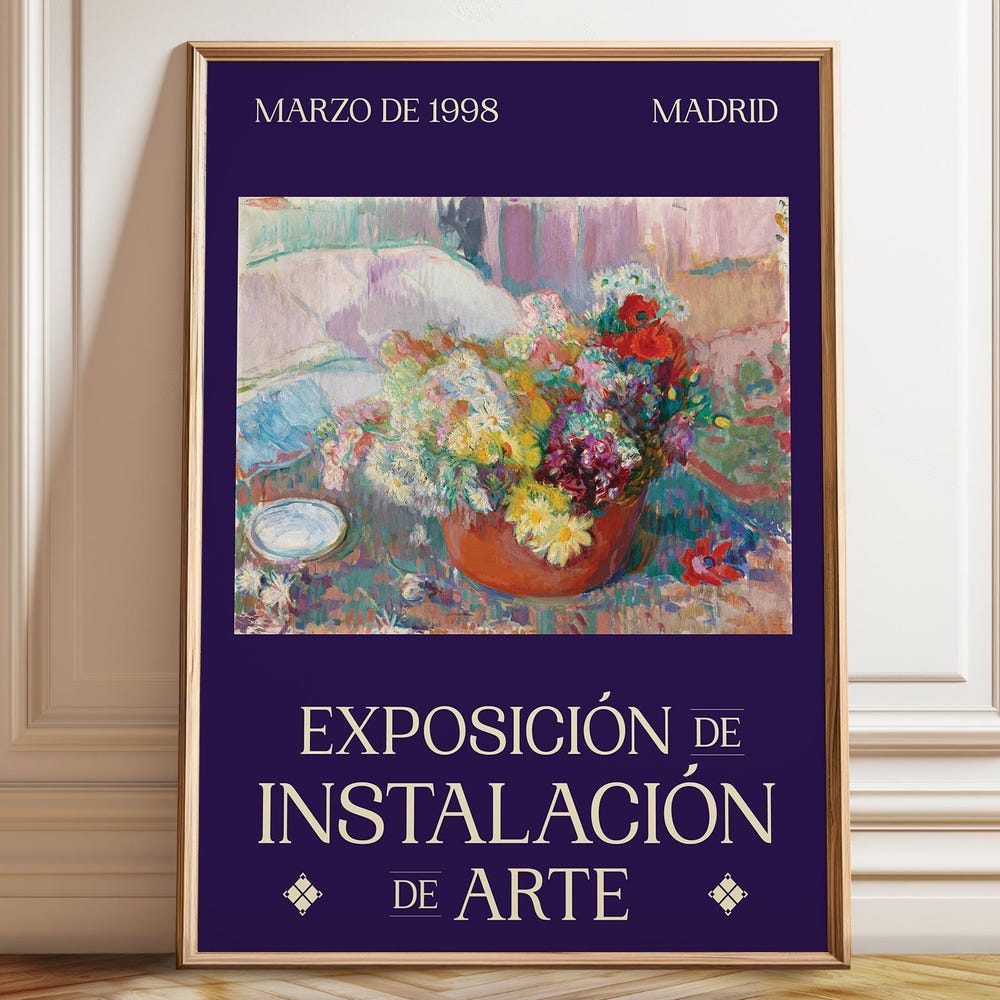 DOPAPRINT Floral Elegance Wall Art In Living, Dining, Kitchen, And ...