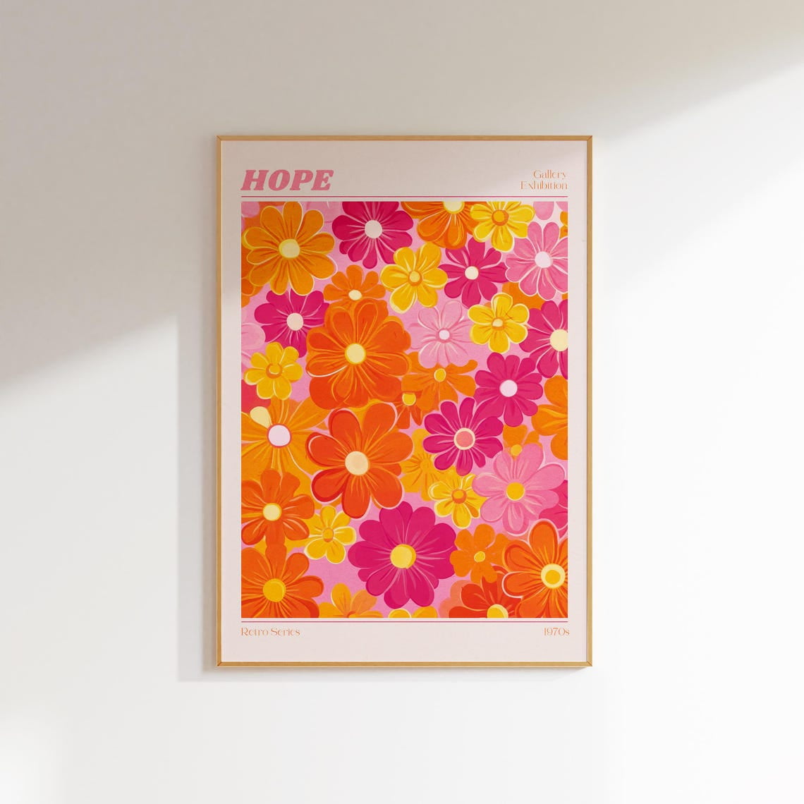 DOPAPRINT Flower Wall Art Exhibition Poster Maximalist Wall Decor