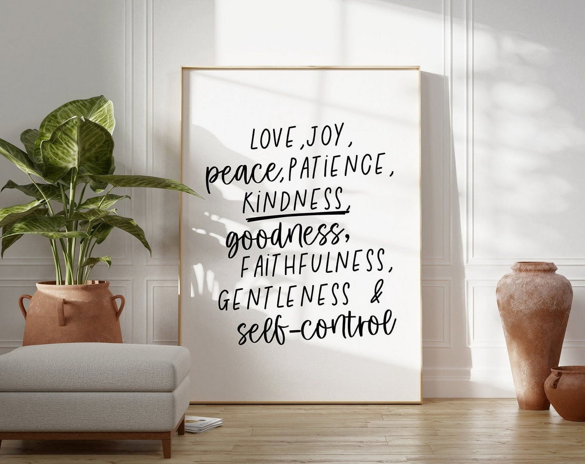 DOPAPRINT Fruit Of The Spirit Christian Home Decor Jesus Print ...