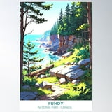 DOPAPRINT Fundy National Park, Canada Poster Wall Art, Modern Wall