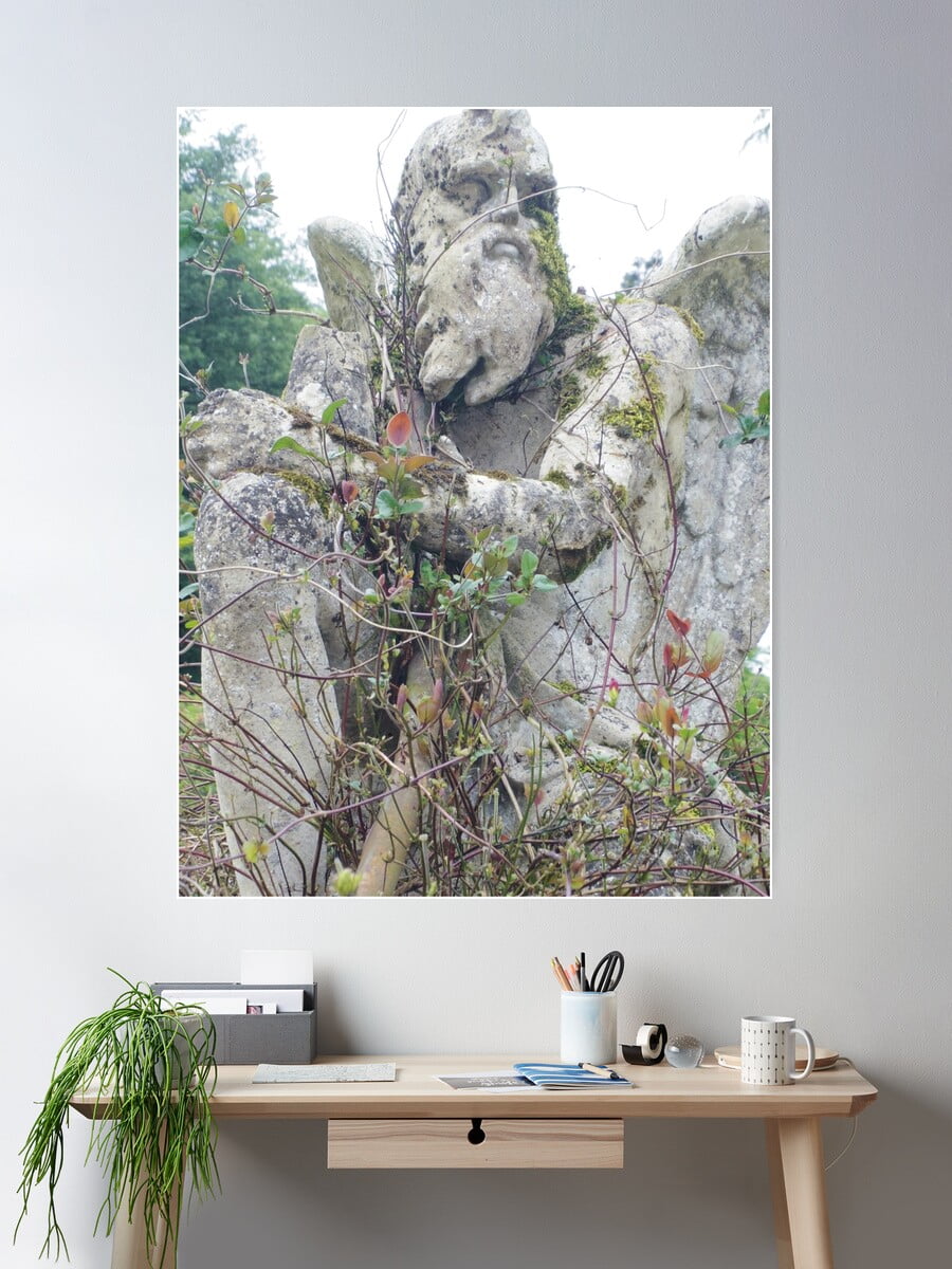 DOPAPRINT Garden Angel Poster Wall Art, Modern Wall Decor For Living
