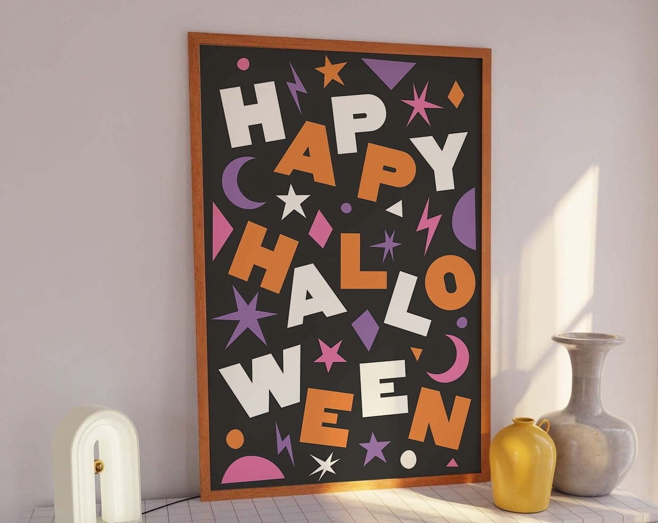 DOPAPRINT Happy Print, Art, Cute Abstract Wall Art, Trendy Wall Art ...