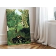 DOPAPRINT Henri Rousseau Art, Wall Art Framed, Emerald Green, Dark
