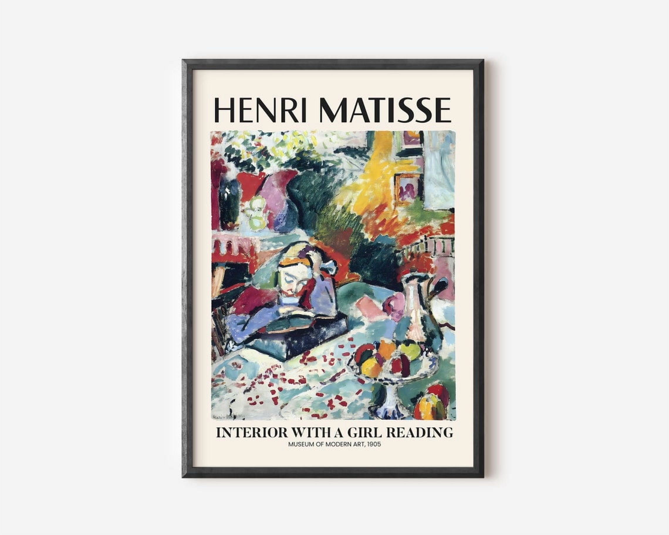 DOPAPRINT Henry Matisse Exhibition Poster, Famous Gallery Wall Art ...