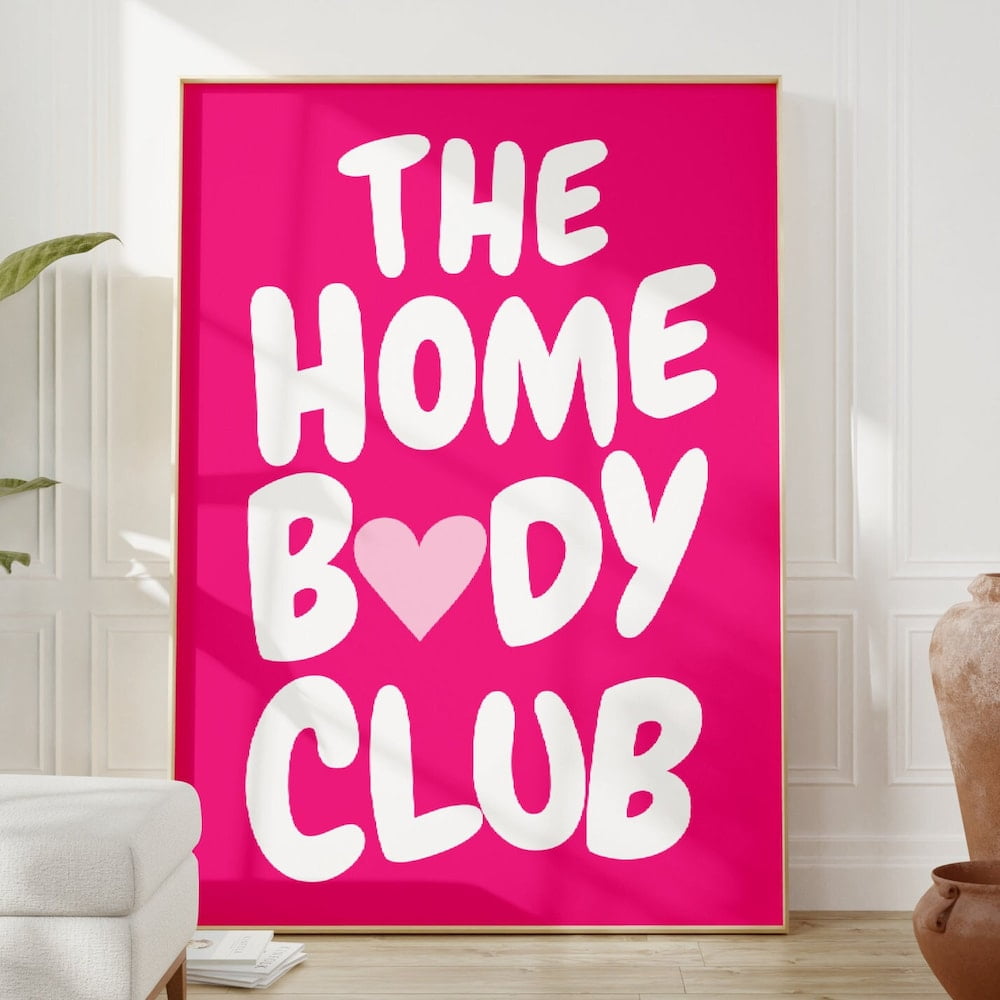 DOPAPRINT The Homebody Club Print, Neutral Retro Print, Trendy ...