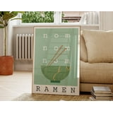 DOPAPRINT Kitchen Prints Ramen Noodles Wall Art Asian Cuisine Artwork
