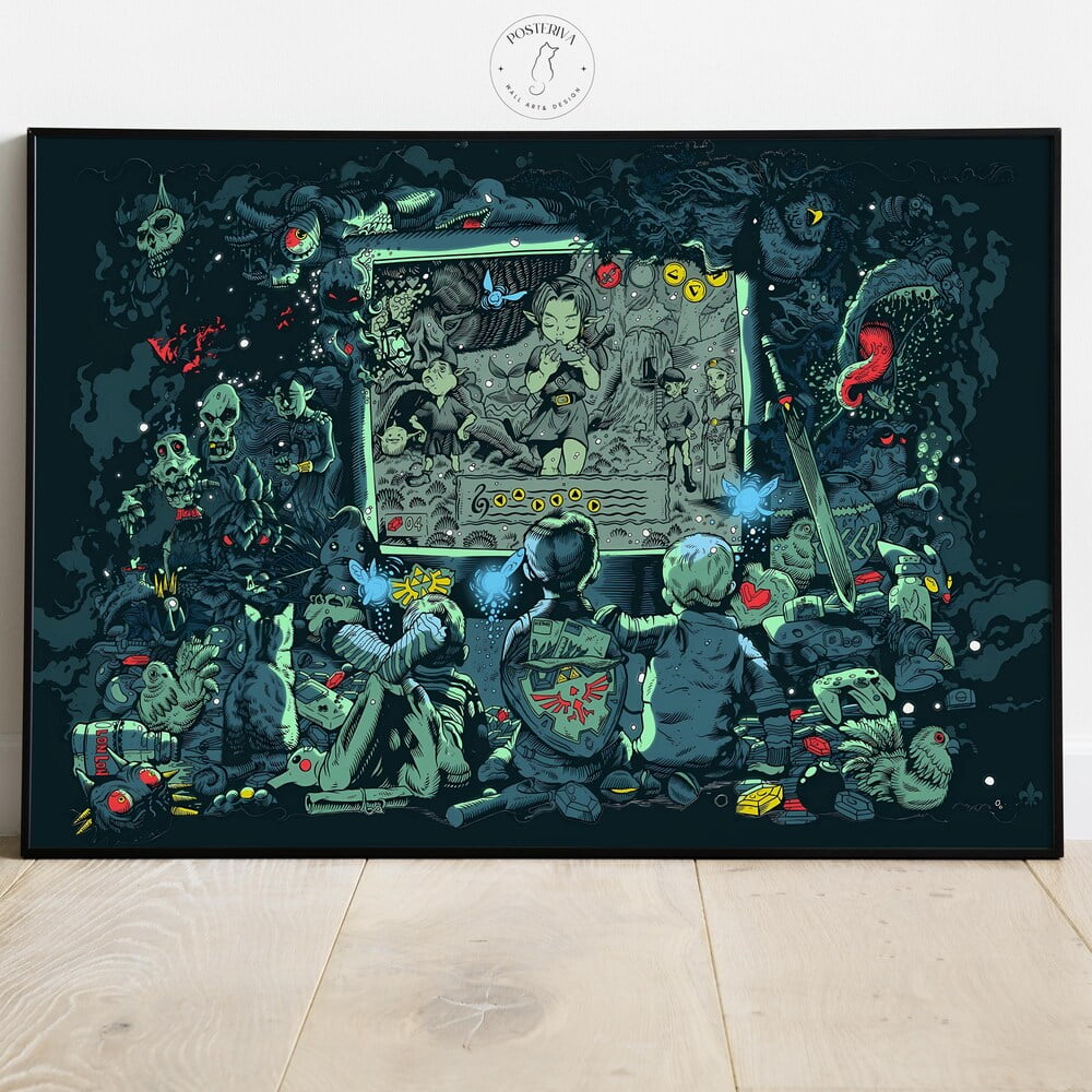 DOPAPRINT The Legend Of Zelda: Breath Of The Wild Poster, Video Game ...