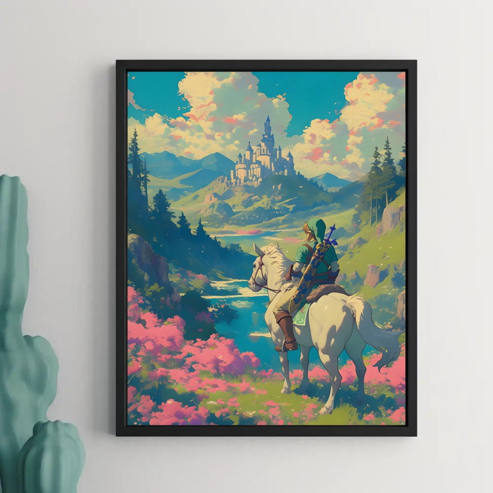 DOPAPRINT Link From Zelda Tears Of The Kingdom, Video Game Poster, Botw ...